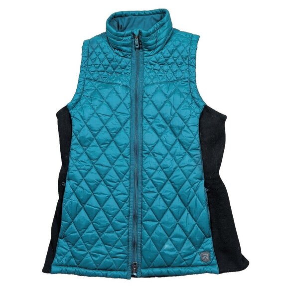 Noble Outfitters Jackets & Blazers - Noble Outfitters Ark Puffer Vest Womens Medium Green Quilted Equestrian Gilet